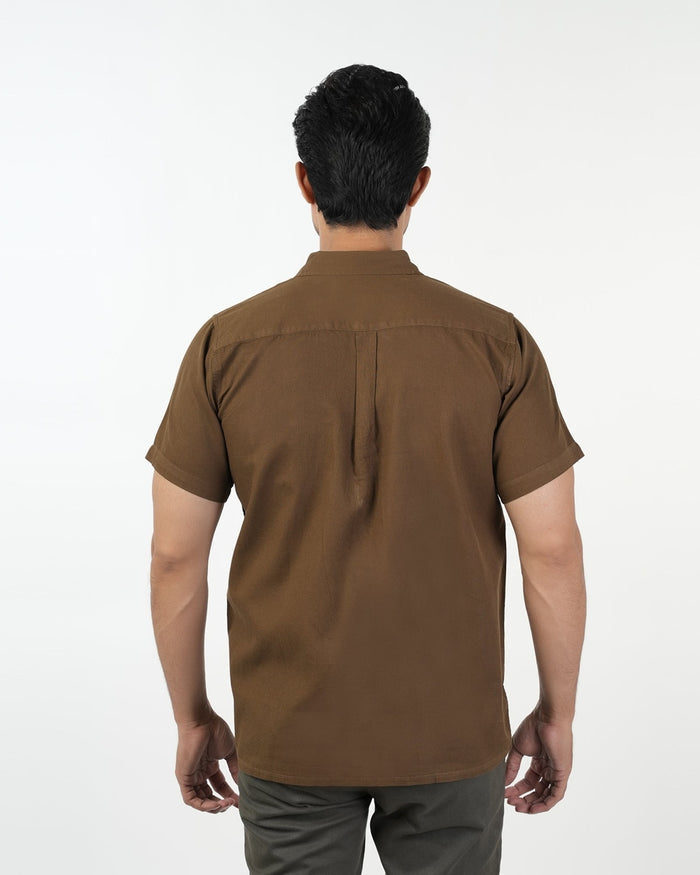 Eminent Men's Casual Half Sleeves Shirt - Brown, Men's Shirts, Eminent, Chase Value
