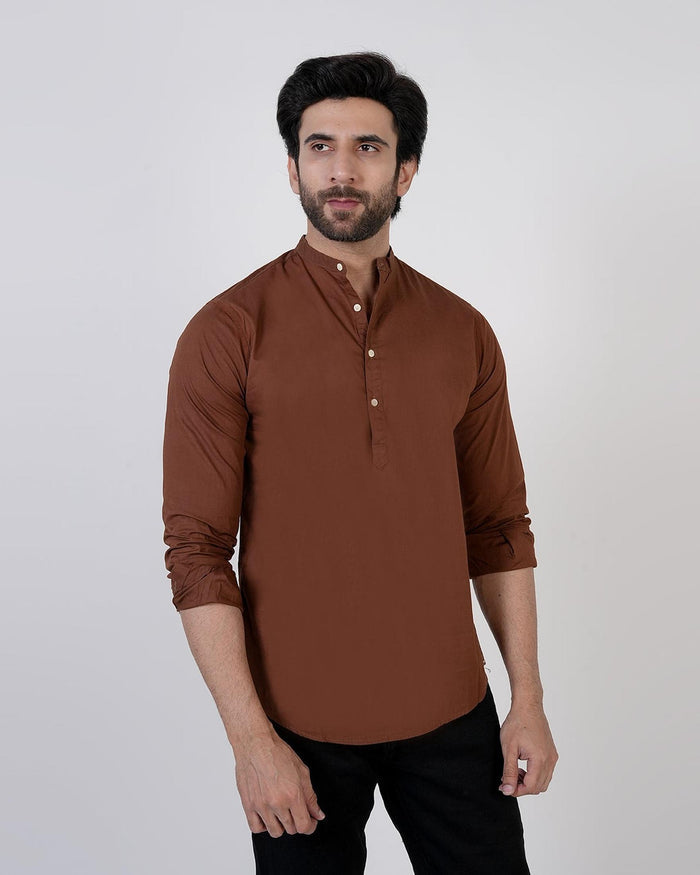 Eminent Men's Casual Plain Shirt - Coffee, Men's Shirts, Eminent, Chase Value