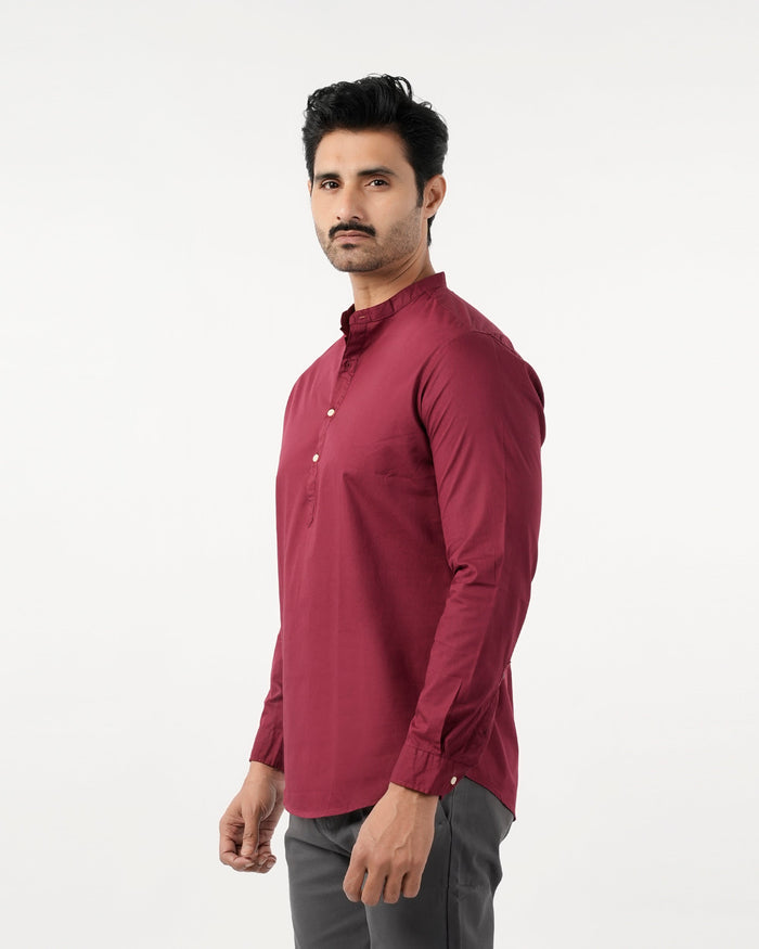 Men's Casual Plain Shirt