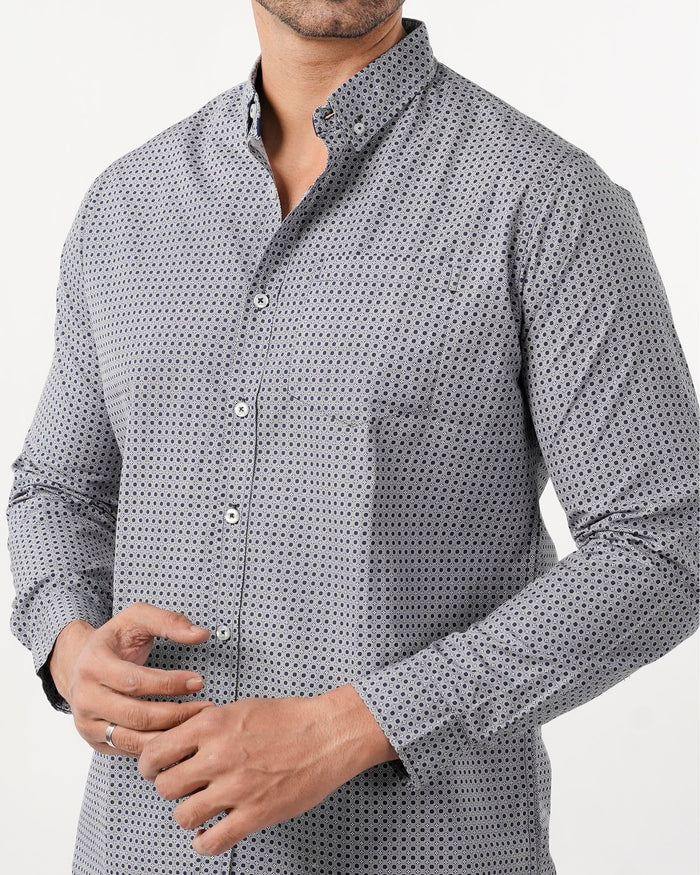 Men's Casual Printed Shirt
