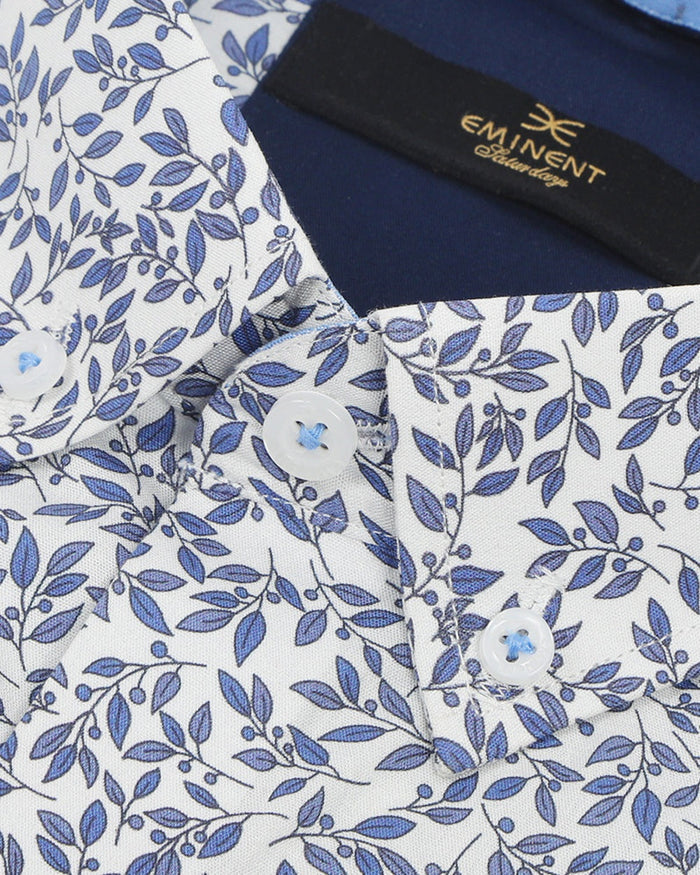 Eminent Men's Saturday Printed Shirt - Blue, Men's Shirts, Eminent, Chase Value