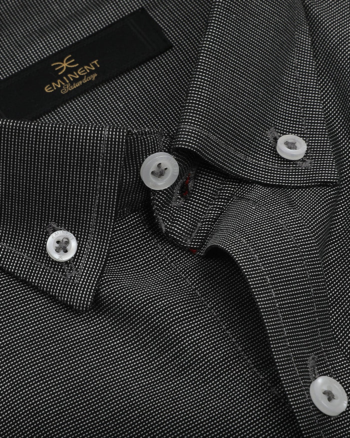 Eminent Men's Saturday Chambray Shirt - Dark Grey, Men's Shirts, Eminent, Chase Value