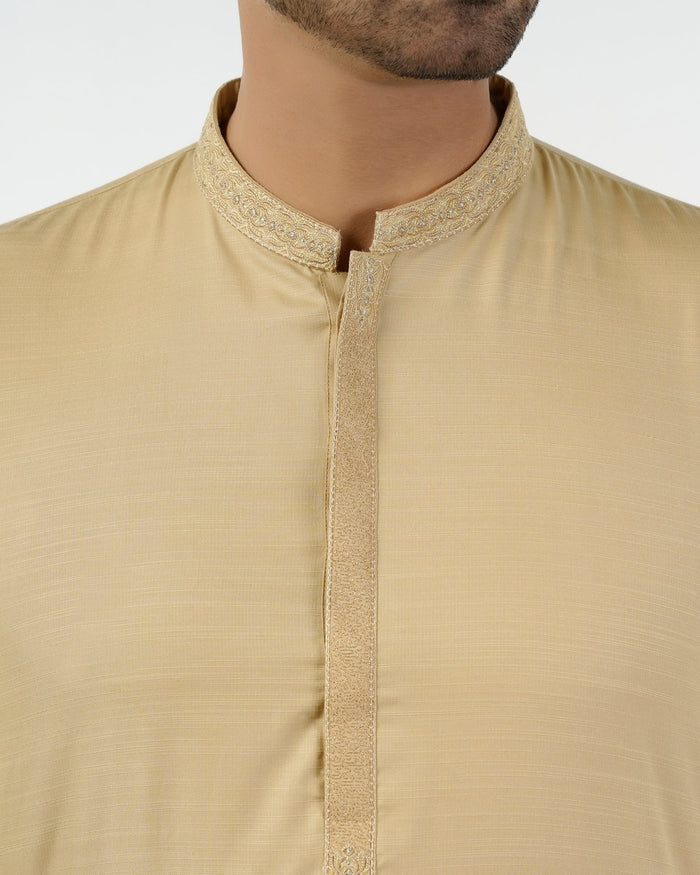 Eminent Men's Kurta Shalwar Suit - Beige, Men's Shalwar Kameez, Eminent, Chase Value