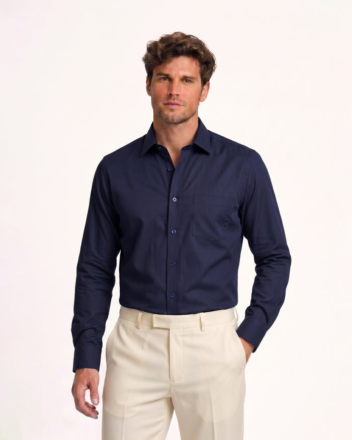 Men's Formal Plain Shirt