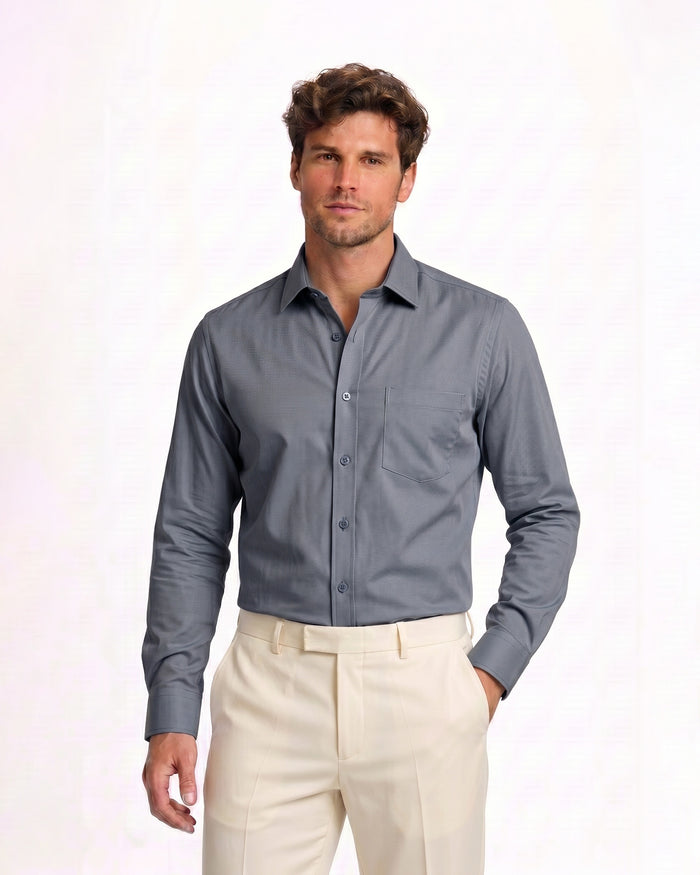 Men's Formal Plain Shirt