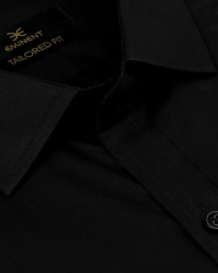 Eminent Men's Formal Plain Shirt - Black, Men's Shirts, Eminent, Chase Value