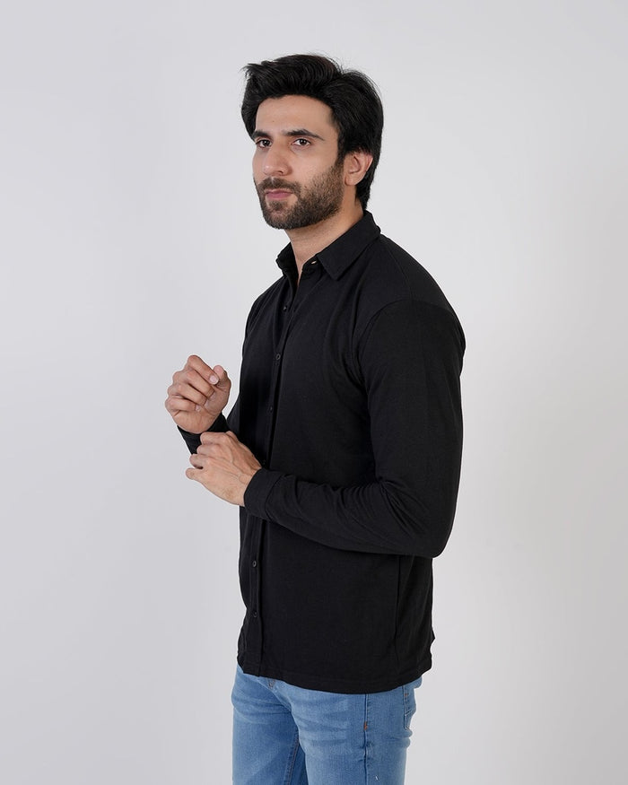 Eminent Men's Front Open Shirt - Black, Men's Shirts, Eminent, Chase Value