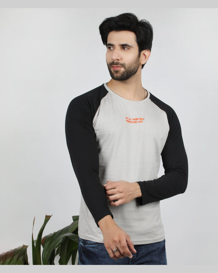 Eminent Men's Round Neck Full Sleeves T-Shirt - Dove, Men's T-Shirts & Polos, Eminent, Chase Value