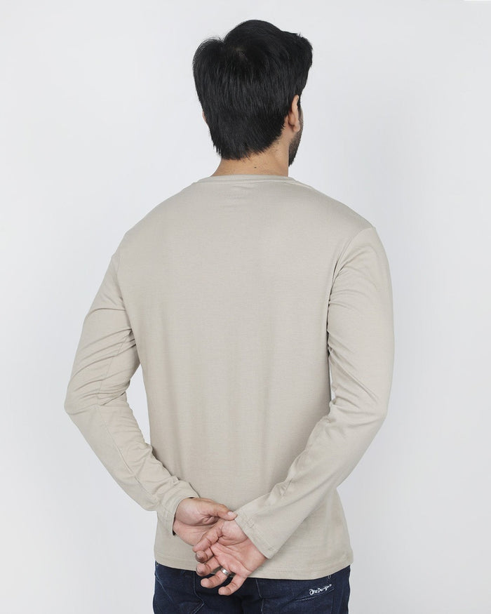 Eminent Men's Round Neck Full Sleeves T-Shirt - Grey, Men's T-Shirts & Polos, Eminent, Chase Value