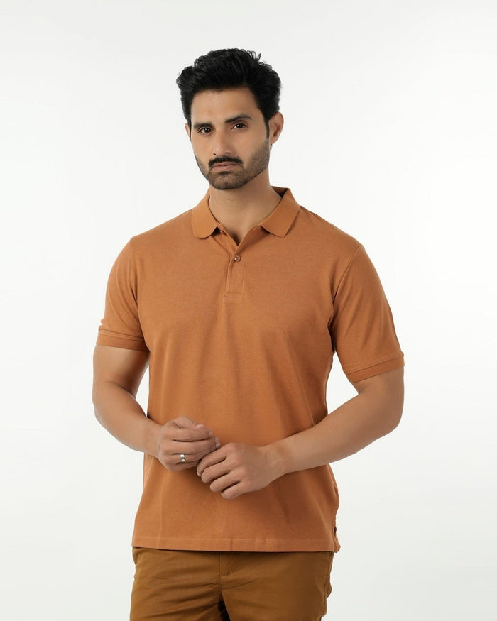 Eminent Men's Polo T-Shirt - Almond, Men's T-Shirts & Polos, Eminent, Chase Value