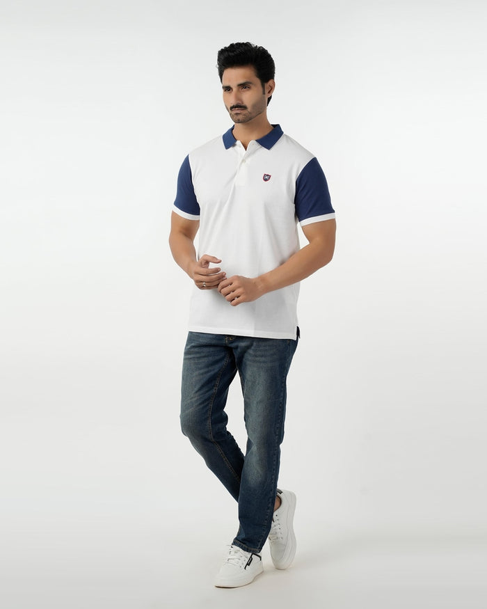 Eminent Men's Polo Half Sleeves T-Shirt - White, Men's T-Shirts & Polos, Eminent, Chase Value