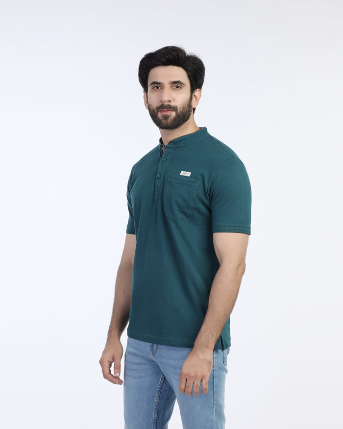 Eminent Men's  Half Sleeves Polo T-Shirt - Deep Teal, Men's T-Shirts & Polos, Eminent, Chase Value