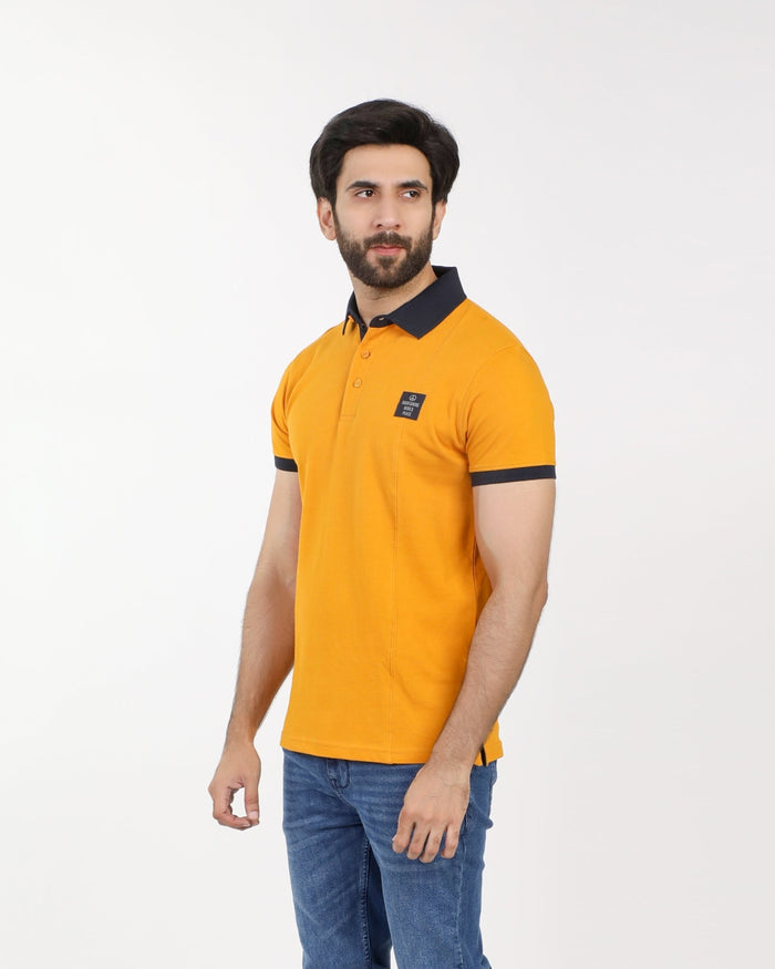 Eminent Men's Half Sleeves Polo T-Shirt - Golden, Men's T-Shirts & Polos, Eminent, Chase Value