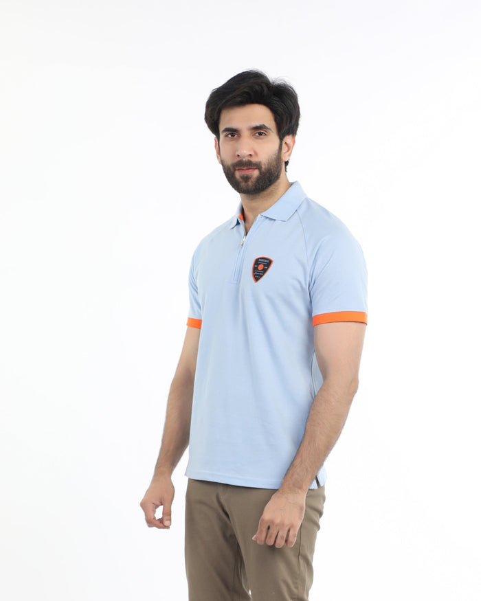 Eminent Men's Half Sleeves Polo T-Shirt - Celestial, Men's T-Shirts & Polos, Eminent, Chase Value