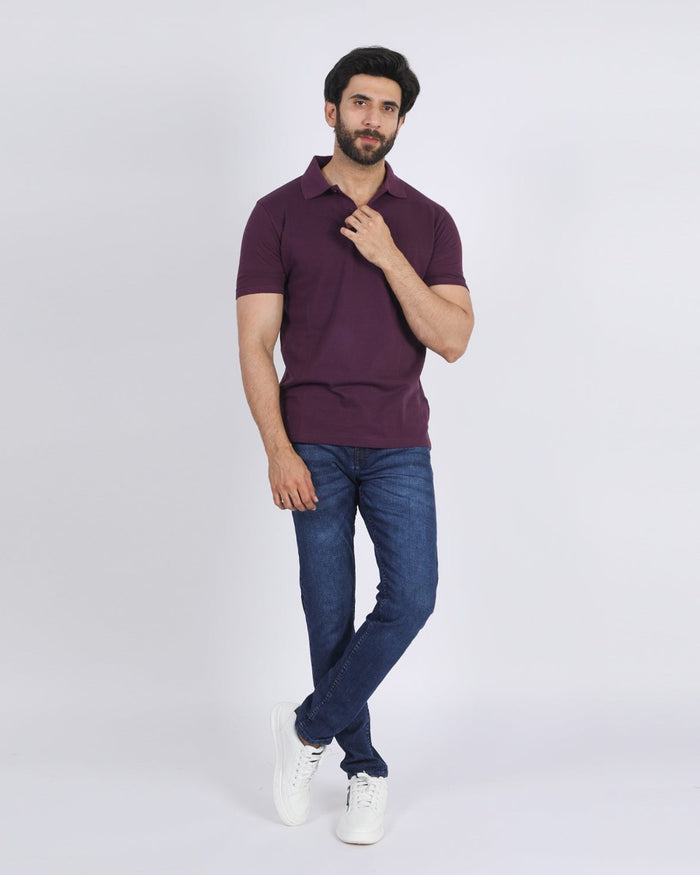 Eminent Men's Half Sleeves Polo T-Shirt - Winter Blue, Men's T-Shirts & Polos, Eminent, Chase Value