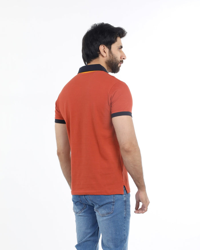 Eminent Men's Half Sleeves Polo T-Shirt - Reddish Brown, Men's T-Shirts & Polos, Eminent, Chase Value