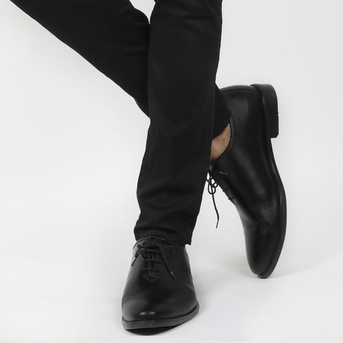Eminent Classic Oxford-Style Dress Shoes - Black, Men's Formal Shoes, Eminent, Chase Value