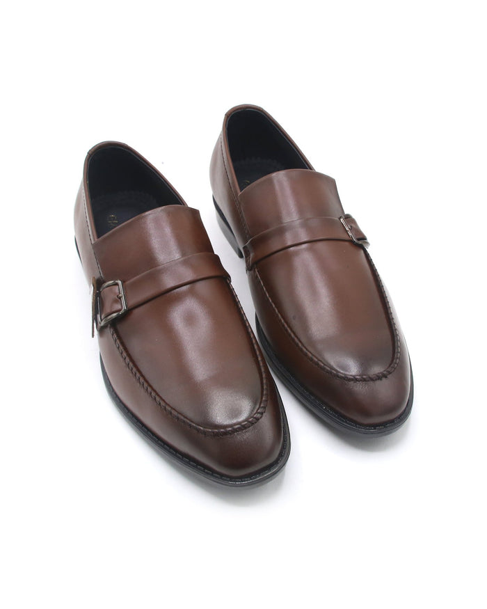 Eminent Comfortable Slip-On Leather Moccasins  - Mustard, Men's Formal Shoes, Eminent, Chase Value