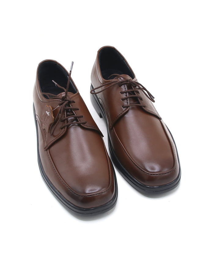 Eminent Elegant Synthetic Leather - Lace-up Formal Shoes - Mustard, Men's Formal Shoes, Eminent, Chase Value