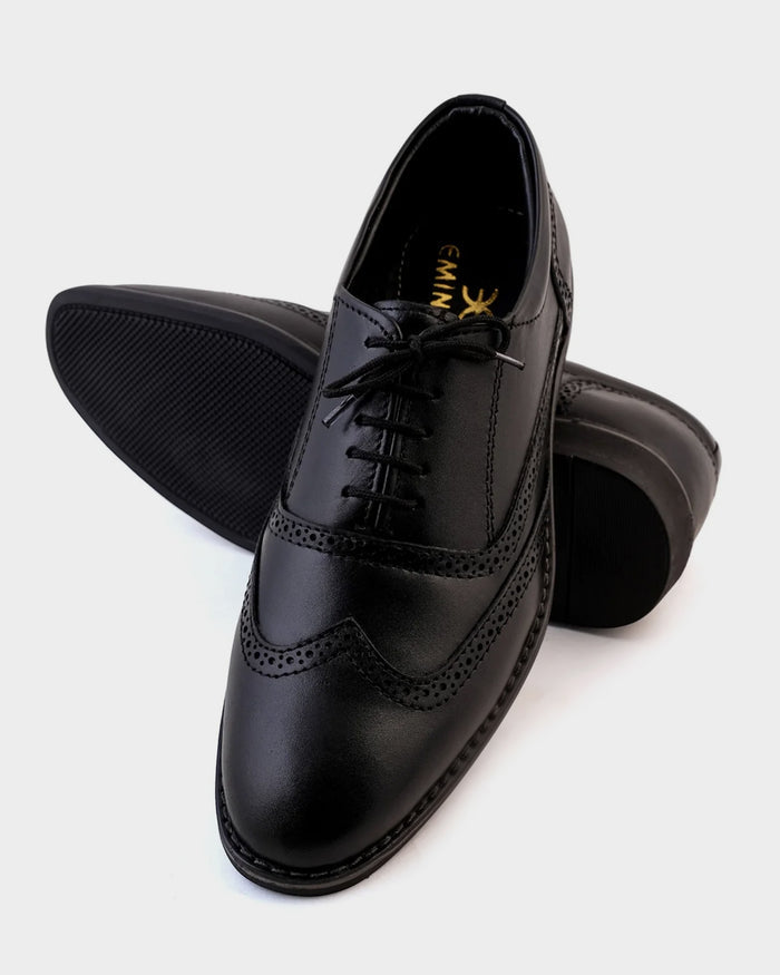 Men's Leather Lace-Up Shoes
