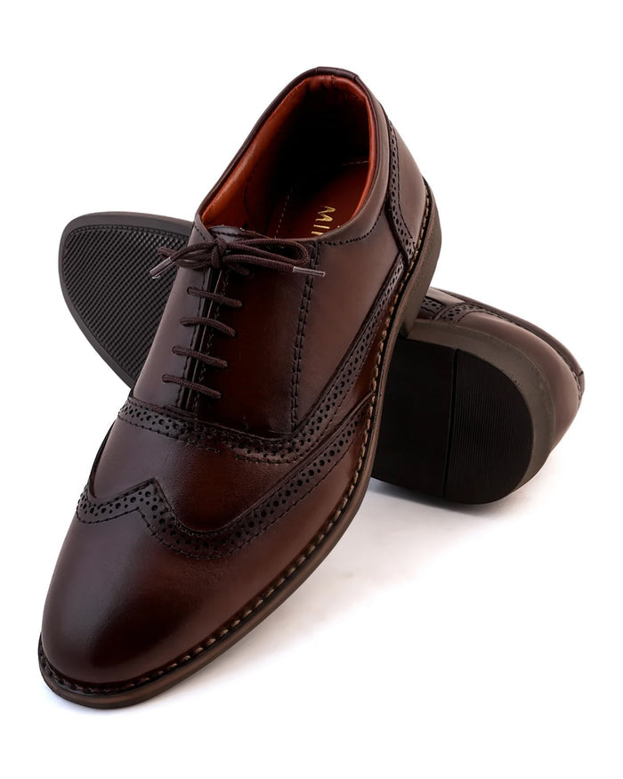 Men's Leather Lace-Up Shoes