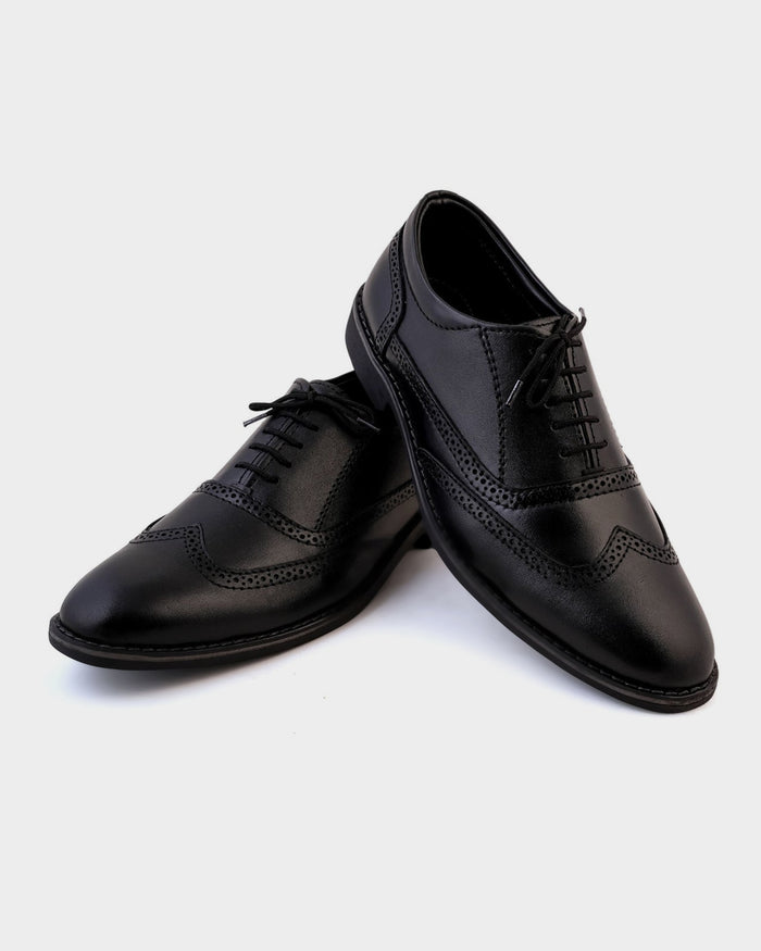 Men's Leather Lace-Up Shoes