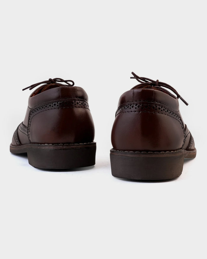 Men's Leather Lace-Up Shoes
