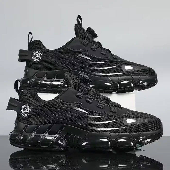 Men's Mesh Outdoor Casual Sneakers | Breathable Height-Increasing Walking & Hiking Shoes