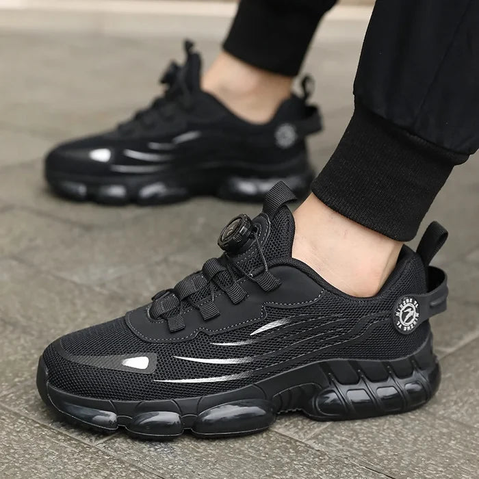Men's Mesh Outdoor Casual Sneakers | Breathable Height-Increasing Walking & Hiking Shoes