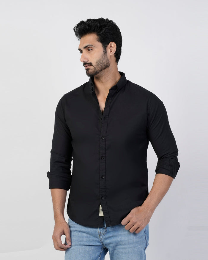 Men's Plain Casual Shirt