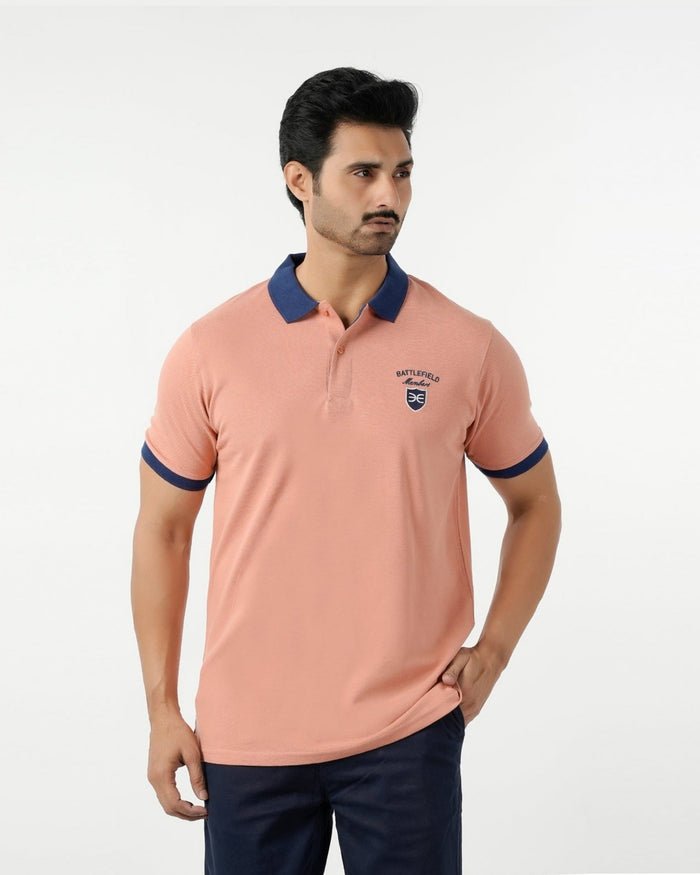 Eminent Men's Polo Half Sleeves T-Shirt - Clay, Men's T-Shirts & Polos, Eminent, Chase Value