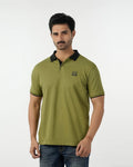 Eminent Men's Polo Half Sleeves T-Shirt - Olive Green, Men's T-Shirts & Polos, Eminent, Chase Value