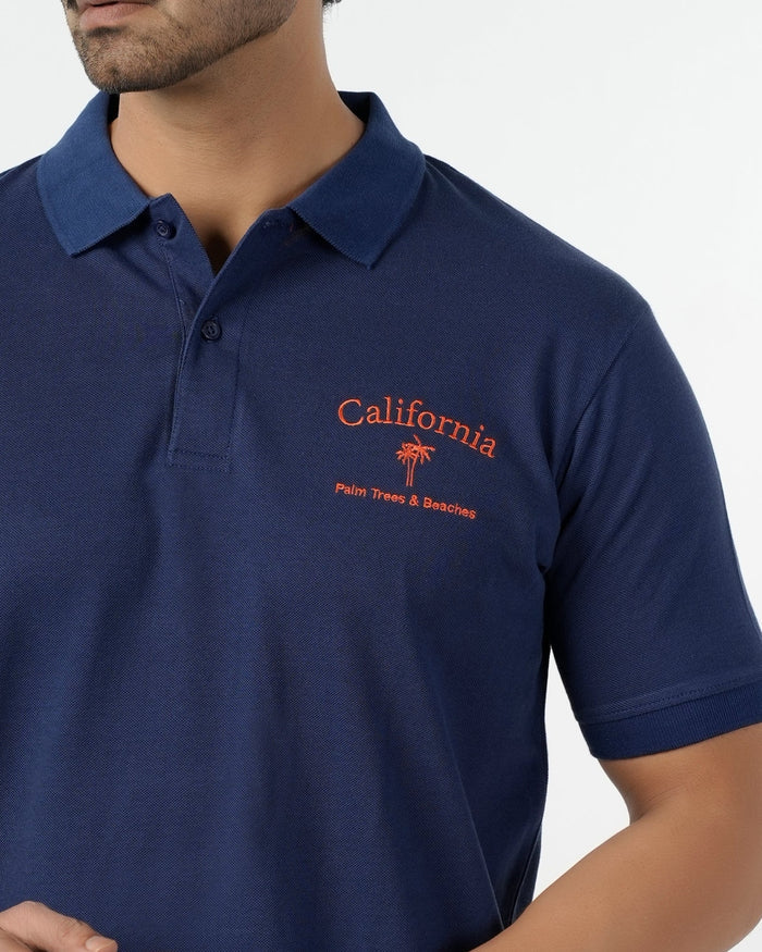 Eminent Men's Polo Half Sleeves T-Shirt - Navy Blue, Men's T-Shirts & Polos, Eminent, Chase Value