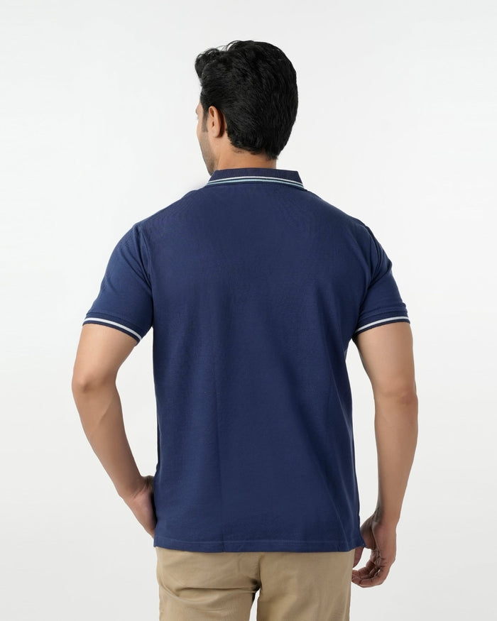 Eminent Men's Polo Half Sleeves T-Shirt - Navy Blue, Men's T-Shirts & Polos, Eminent, Chase Value