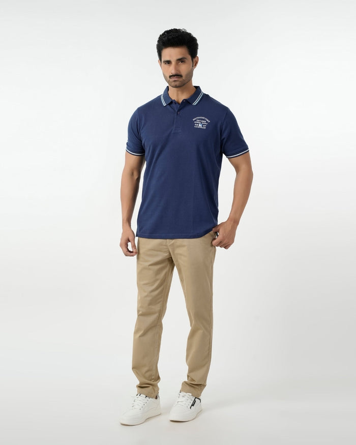 Eminent Men's Polo Half Sleeves T-Shirt - Navy Blue, Men's T-Shirts & Polos, Eminent, Chase Value