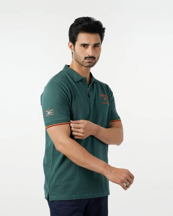 Eminent Men's Polo Half Sleeves T-Shirt - Green, Men's T-Shirts & Polos, Eminent, Chase Value