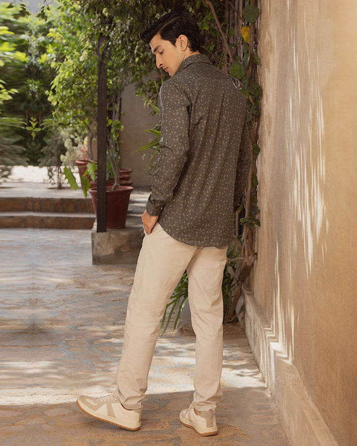 Eminent Men's Printed Shirt - Olive Green, Men's Shirts, Eminent, Chase Value