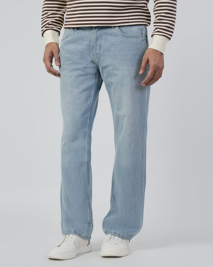 Men's Regular Fit Denim Pants