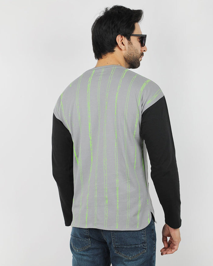 Eminent Men's Round Neck Full Sleeves T-Shirt - Frost Grey, Men's T-Shirts & Polos, Eminent, Chase Value