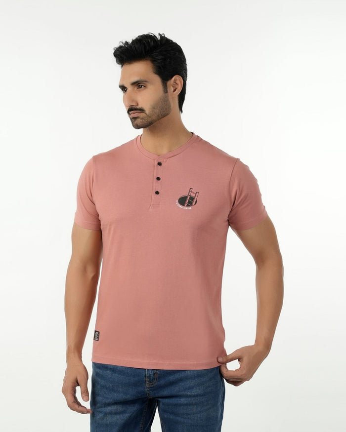 Eminent Men's Round Neck Half Sleeves Printed T-Shirt - Desert San, Men's T-Shirts & Polos, Eminent, Chase Value