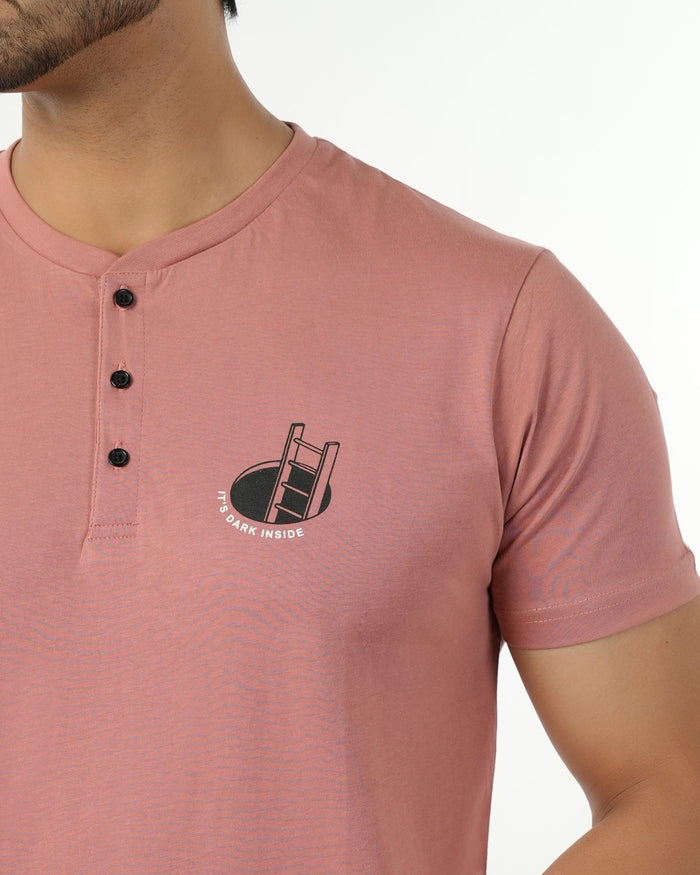 Eminent Men's Round Neck Half Sleeves Printed T-Shirt - Desert San, Men's T-Shirts & Polos, Eminent, Chase Value
