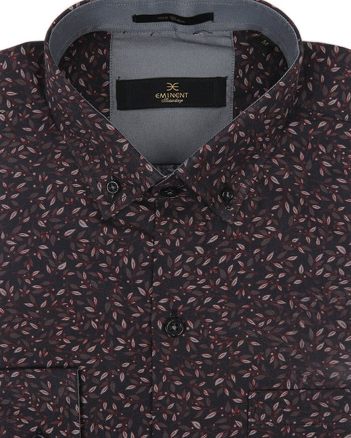 Eminent Men's Saturday Printed Shirt - Purple, Men's Shirts, Eminent, Chase Value