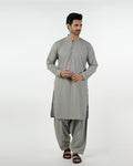 Eminent Men's Trim Fit Shalwar Suit - Ash Grey, Men's Shalwar Kameez, Eminent, Chase Value