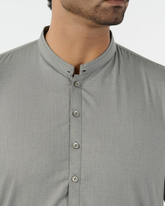 Eminent Men's Trim Fit Shalwar Suit - Ash Grey, Men's Shalwar Kameez, Eminent, Chase Value