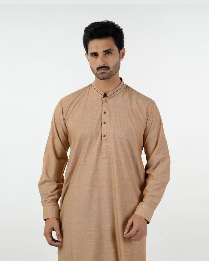 Eminent Men's Kurta Shalwar Suit - Beige, Men's Shalwar Kameez, Eminent, Chase Value
