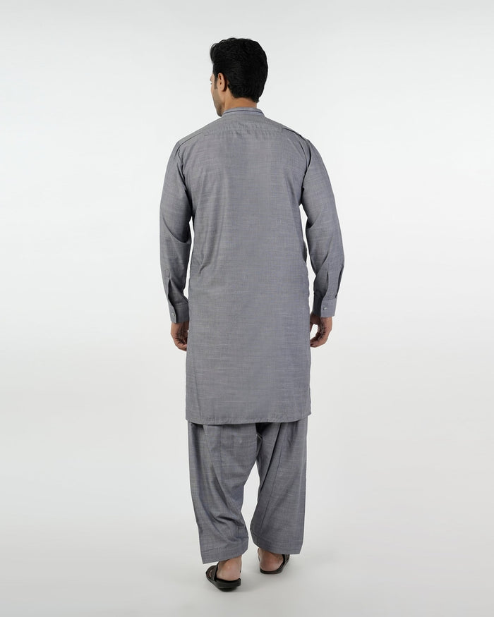 Eminent Men's Kurta Shalwar Suit - Grey, Men's Shalwar Kameez, Eminent, Chase Value