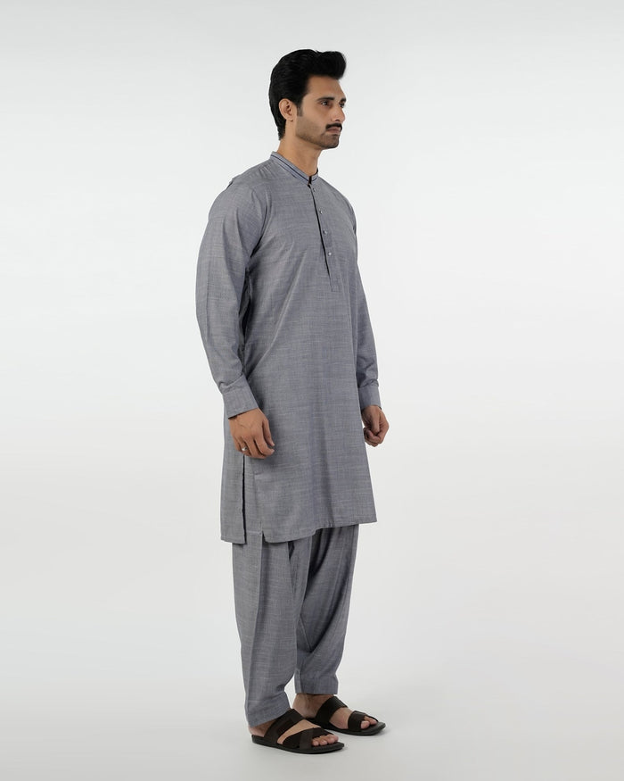 Eminent Men's Kurta Shalwar Suit - Grey, Men's Shalwar Kameez, Eminent, Chase Value