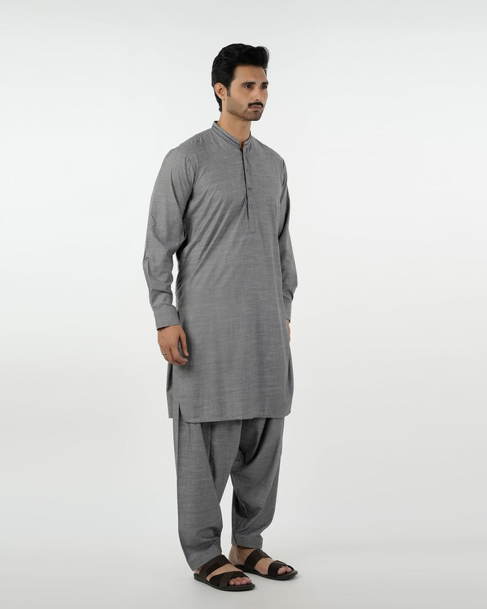 Eminent Men's Kurta Shalwar Suit - Dark Grey, Men's Shalwar Kameez, Eminent, Chase Value