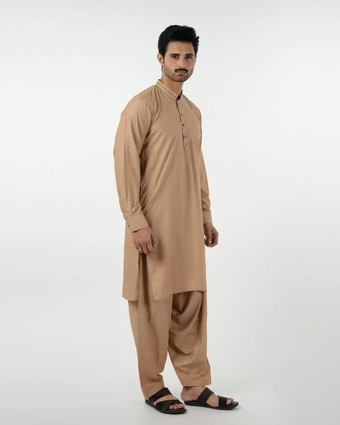 Eminent Men's Kurta Shalwar Suit - Beige, Men's Shalwar Kameez, Eminent, Chase Value