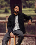 Men's Solid Denim Shirt